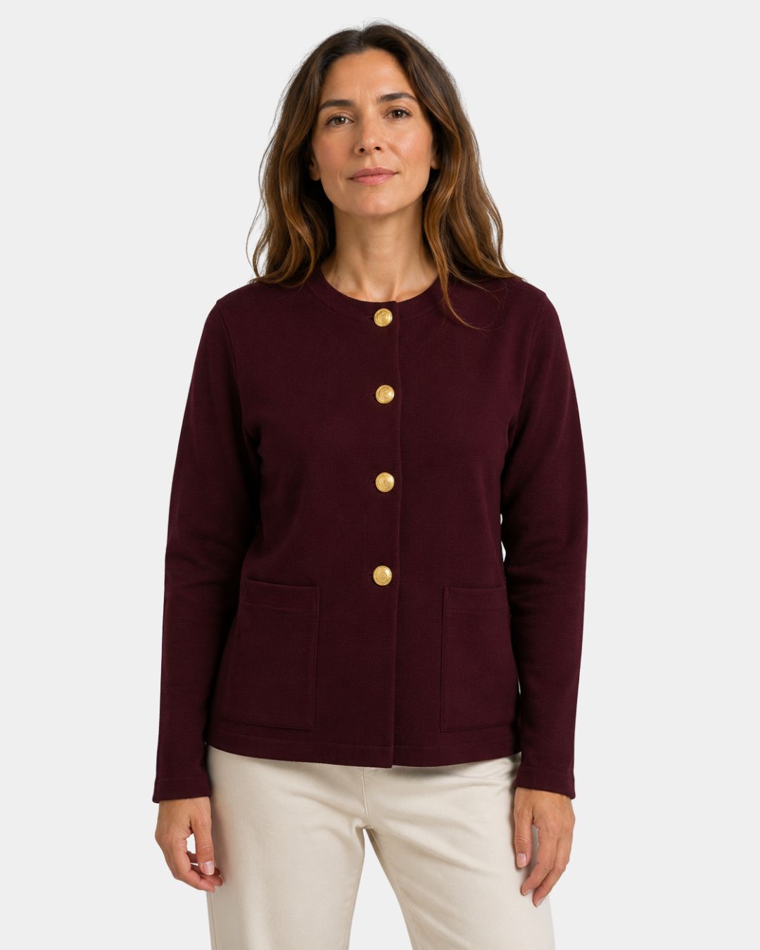 Ghislaine | Cardigan en laine mérinos