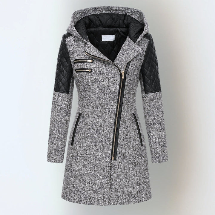 Annette | Veste d'hiver zippée à capuche