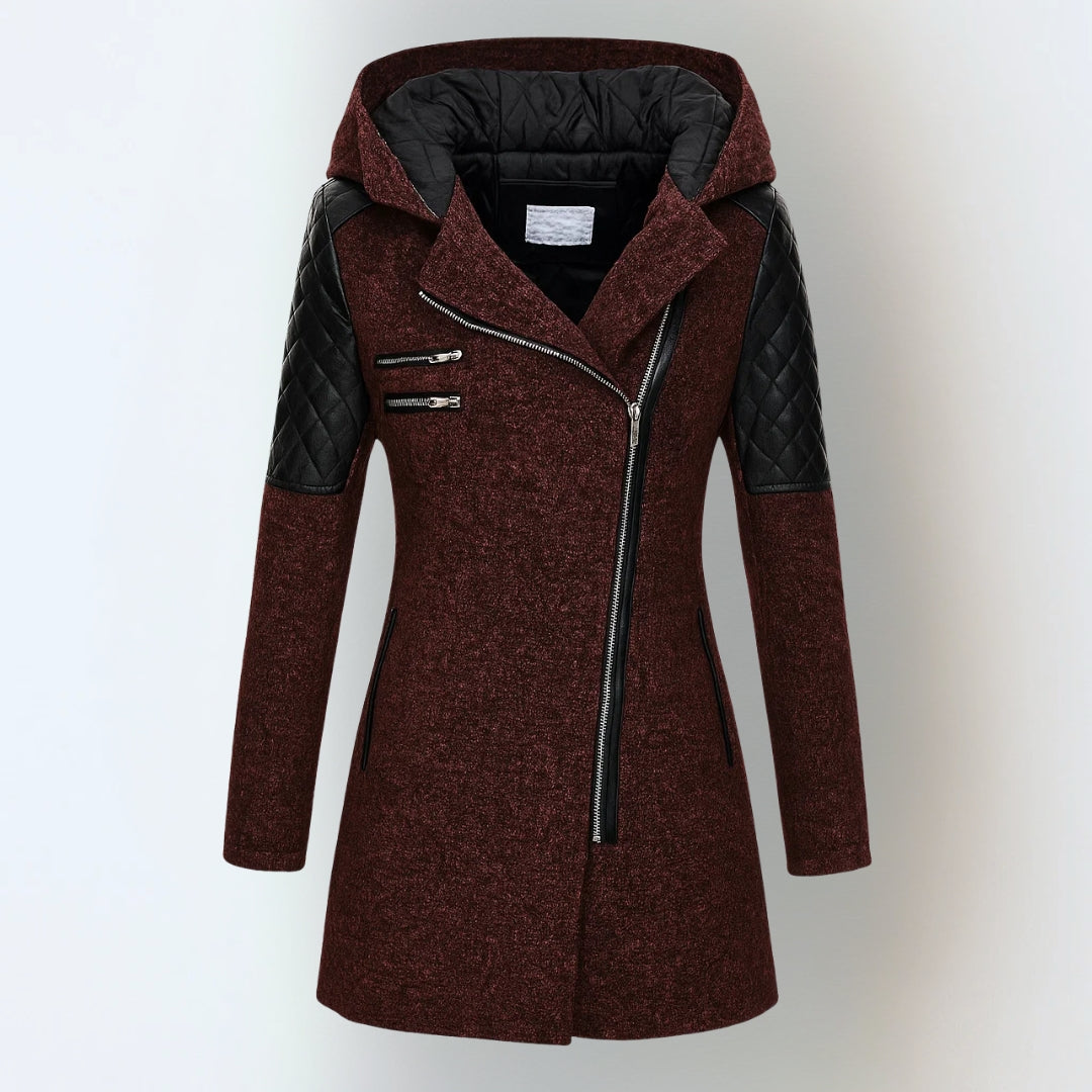 Annette | Veste d'hiver zippée à capuche