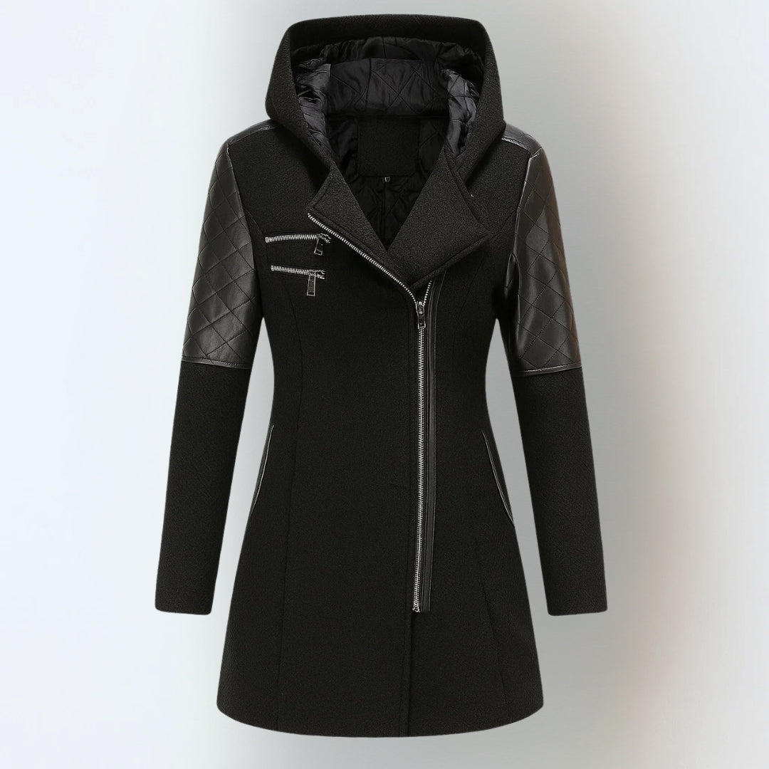 Annette | Veste d'hiver zippée à capuche
