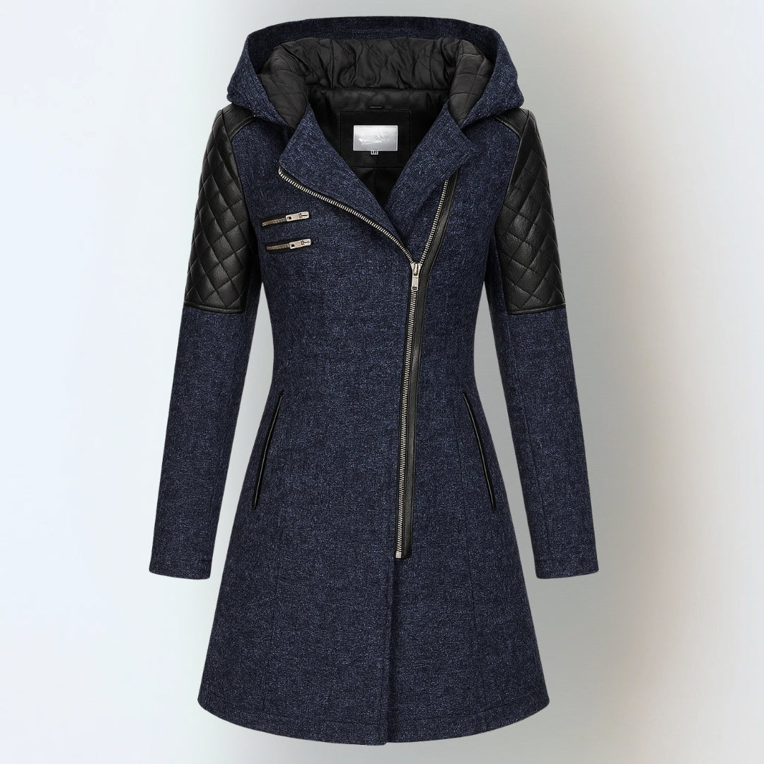 Annette | Veste d'hiver zippée à capuche