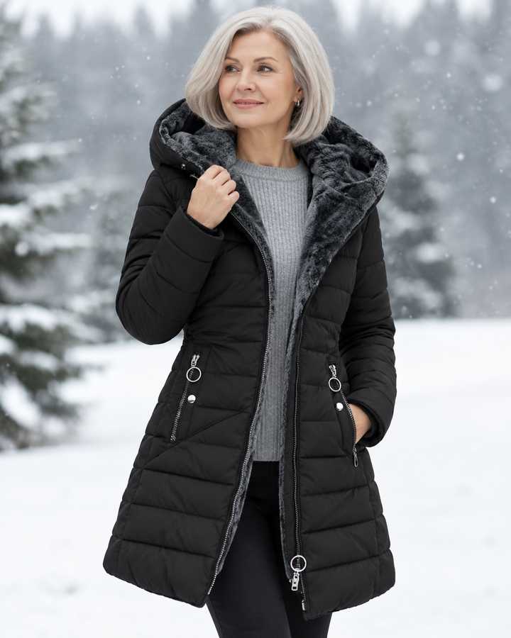 Florentine | Veste matelassée zippée à capuche
