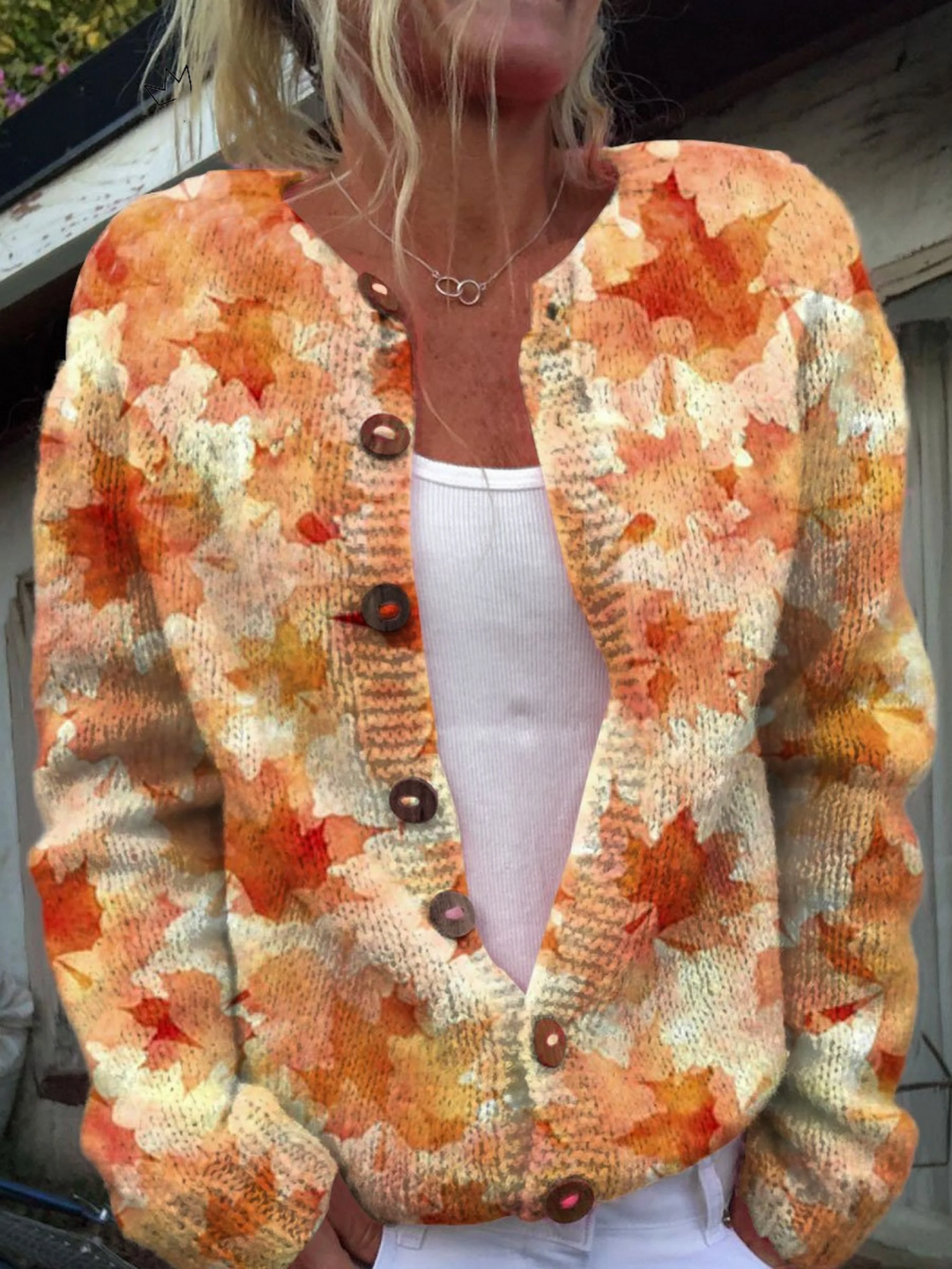 Anne-Charlotte | Cardigan vintage en tricot