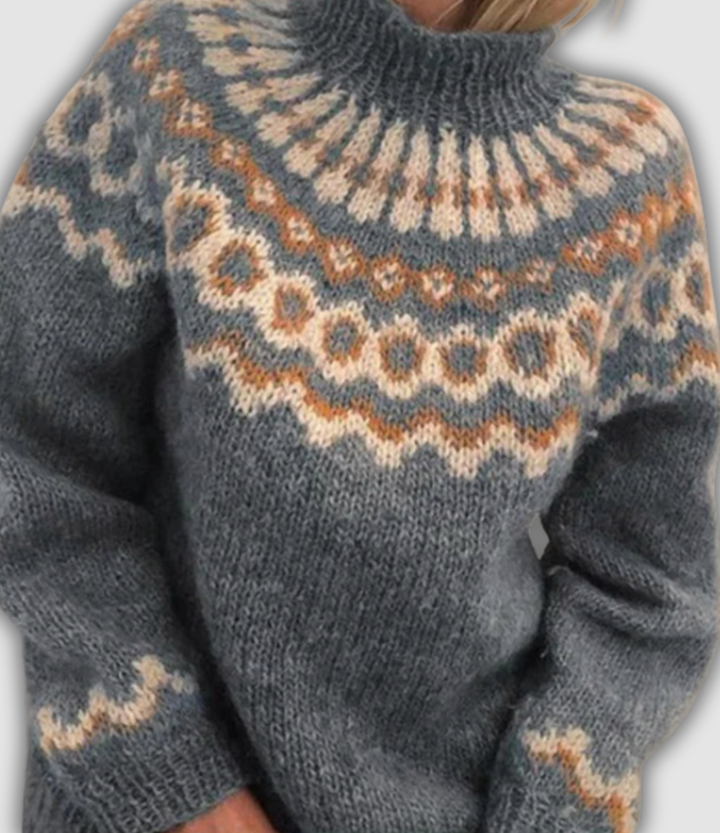Seraphine | Pull rétro à col roulé