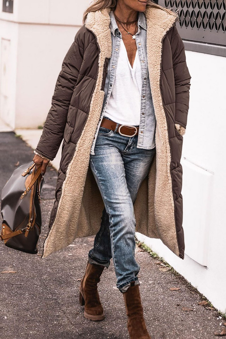 Zénaïde | Manteau réversible