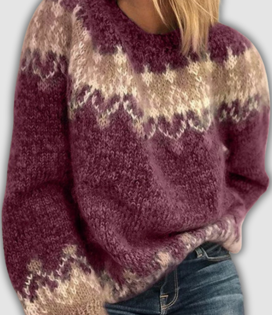 Liliane | Pull rétro