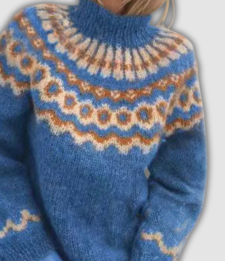 Seraphine | Pull rétro à col roulé