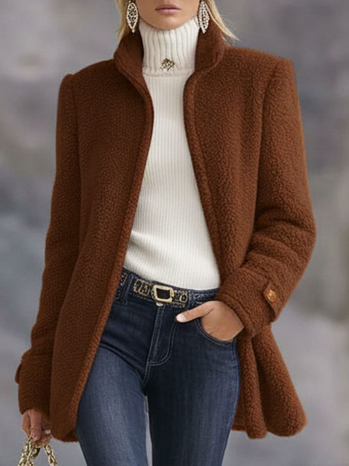 Sidonie | Veste polaire rose vintage zippée