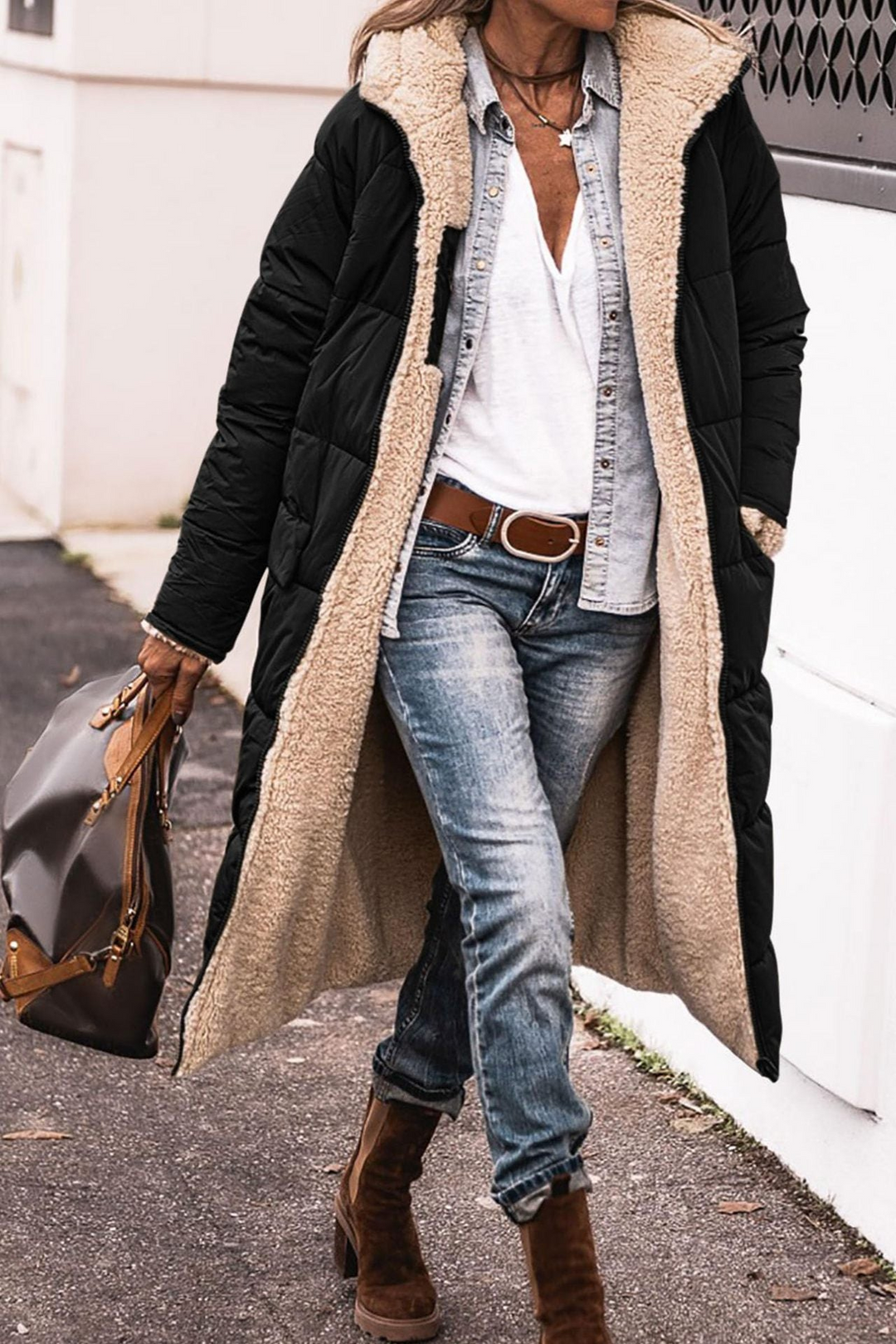 Zénaïde | Manteau réversible