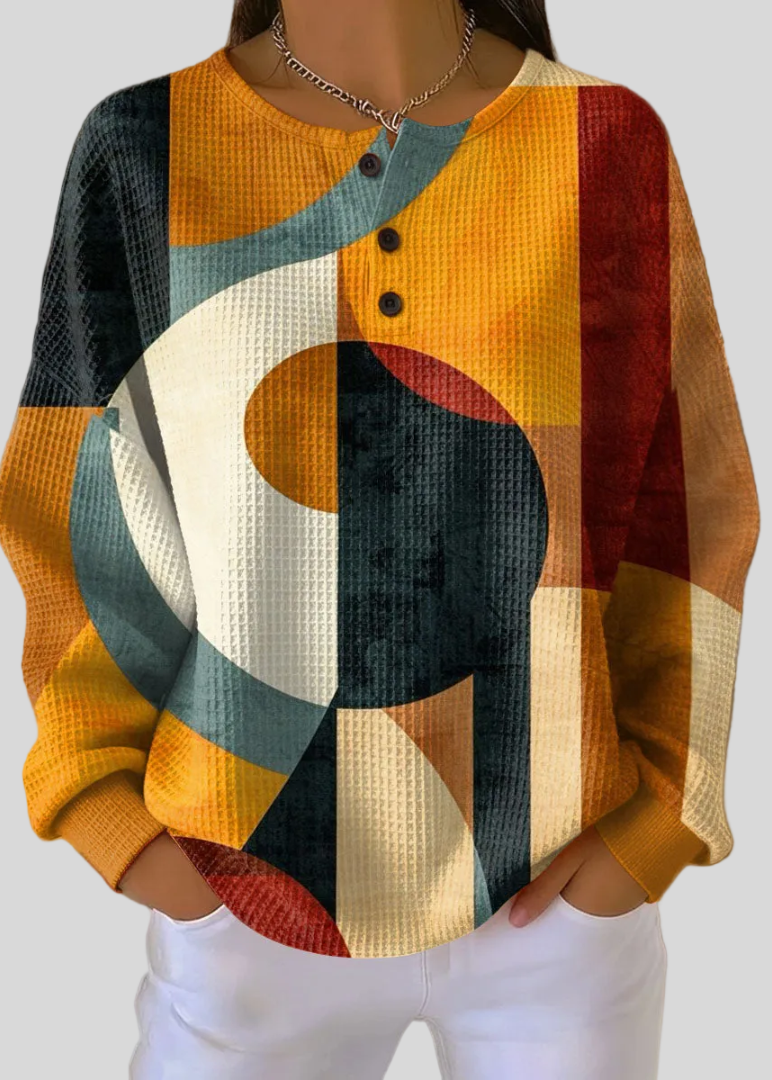 Madison | Sweat-shirt à imprimé géométrique