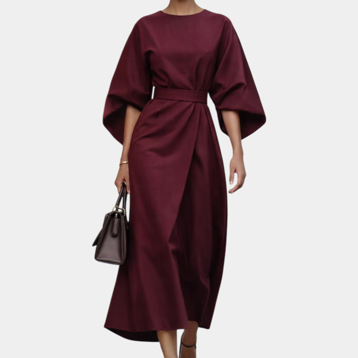 Eugénie | Robe Maxi à Manches Kimono