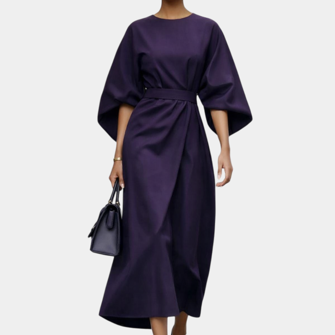 Eugénie | Robe Maxi à Manches Kimono