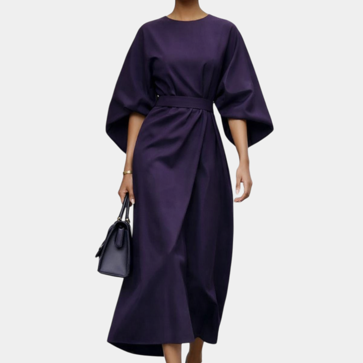 Eugénie | Robe Maxi à Manches Kimono