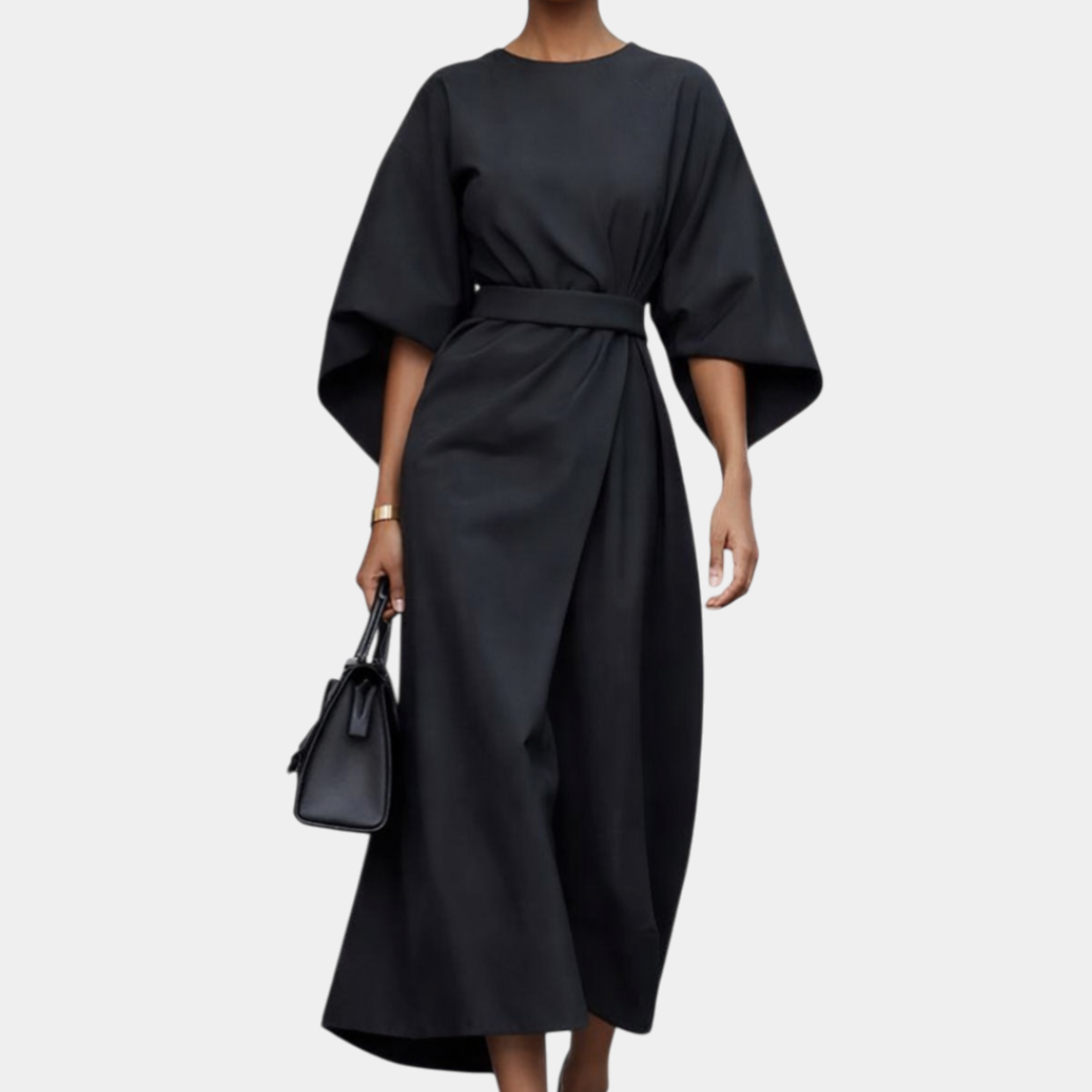 Eugénie | Robe Maxi à Manches Kimono