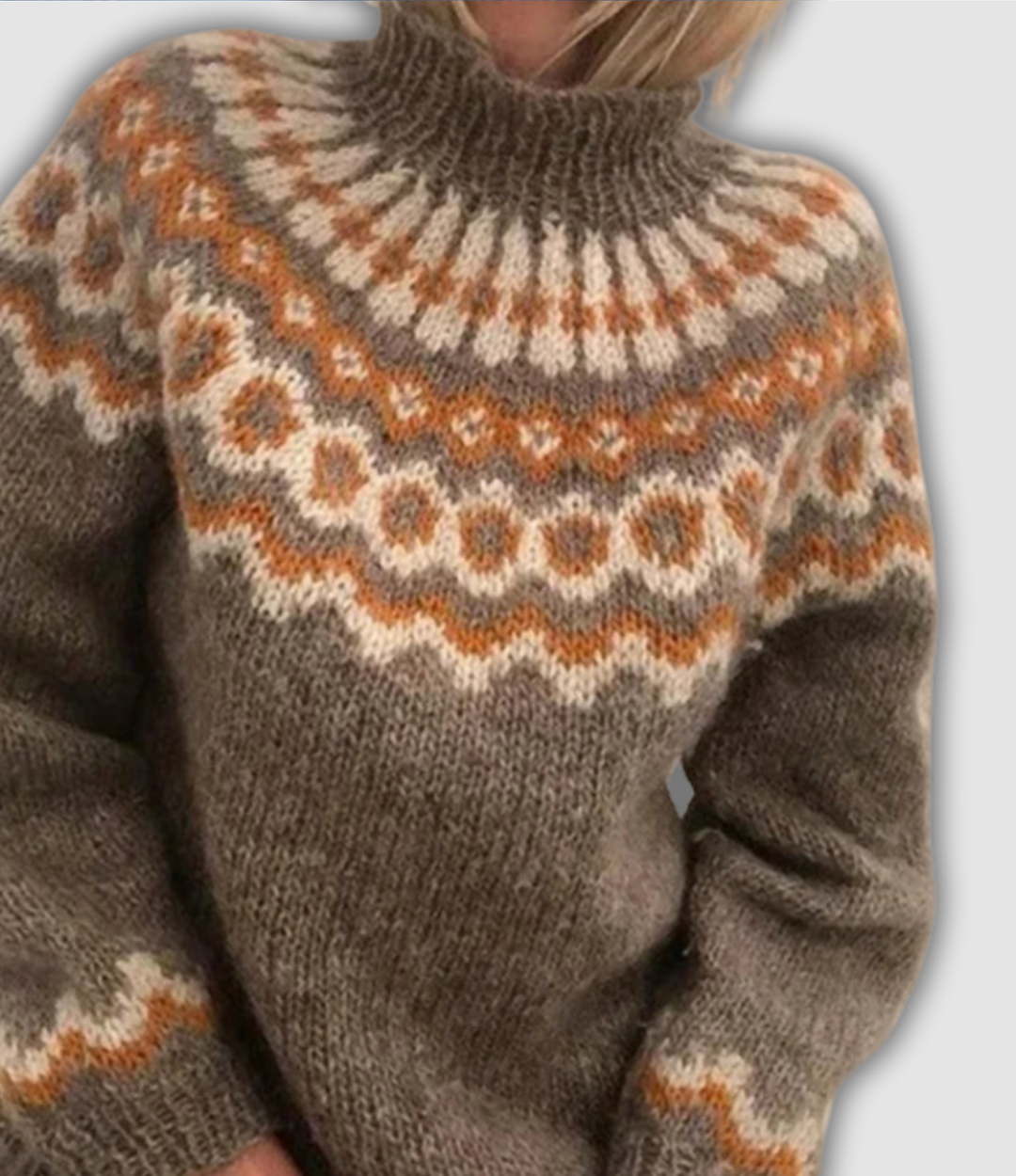 Seraphine | Pull rétro à col roulé