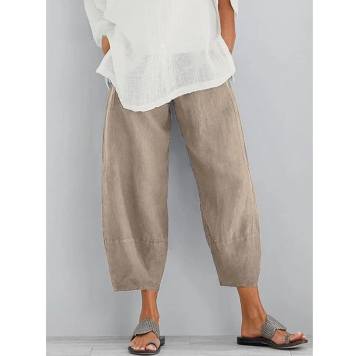 Delphine | Pantalon en lin élégant et confortable