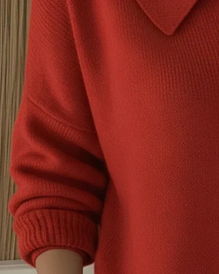 Lorette | Veste en maille à col chemise