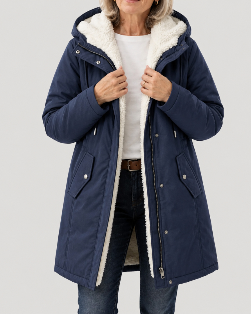 Rosalinde | Manteau chaud à capuche