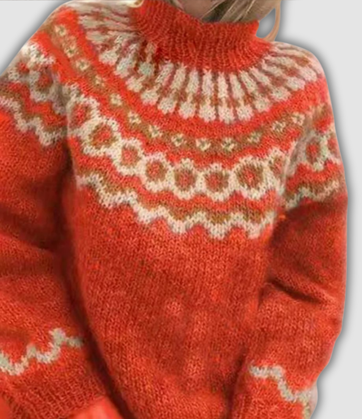 Seraphine | Pull rétro à col roulé