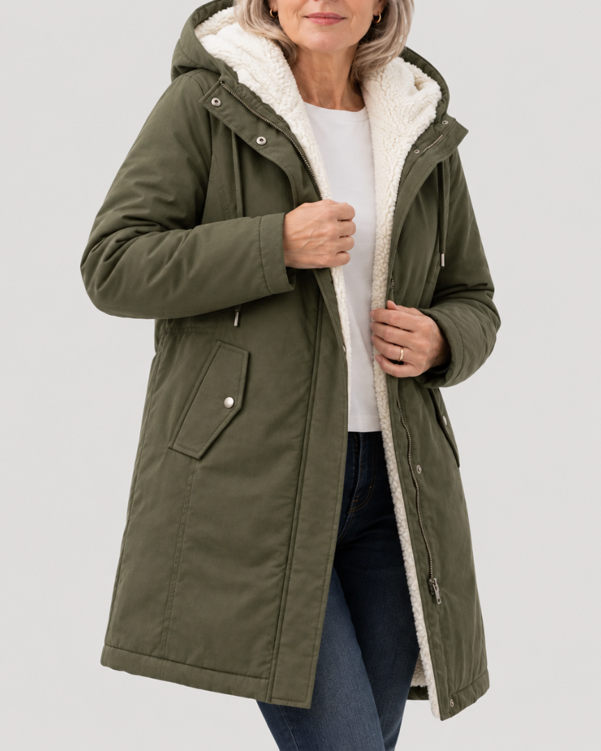 Rosalinde | Manteau chaud à capuche