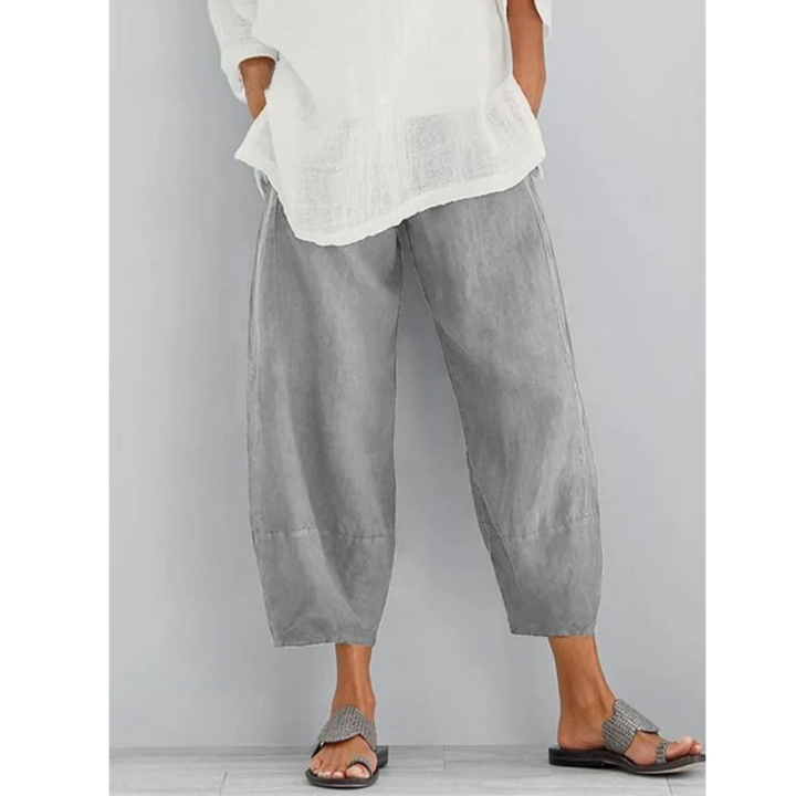 Delphine | Pantalon en lin élégant et confortable