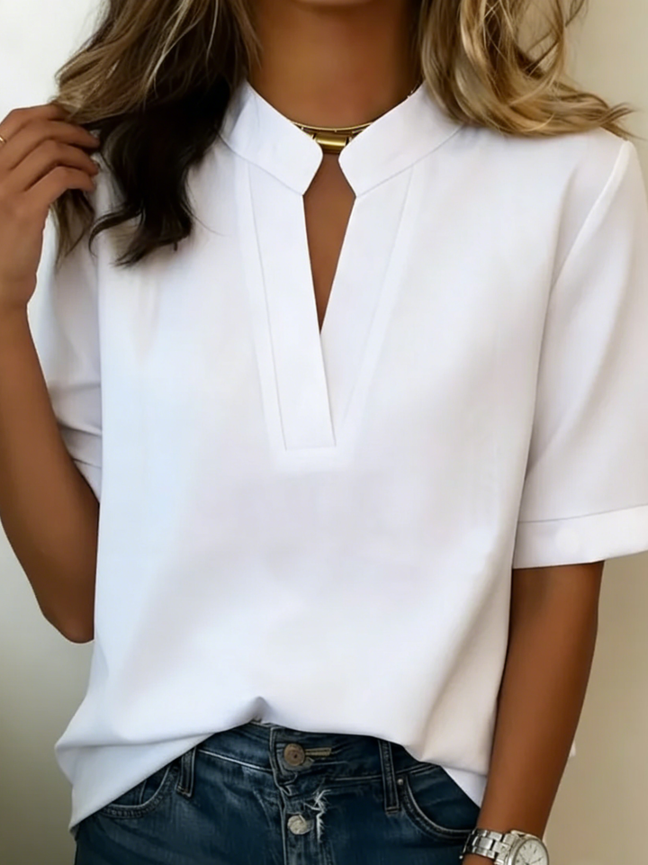 Judith | Blouse élégante au col raffiné