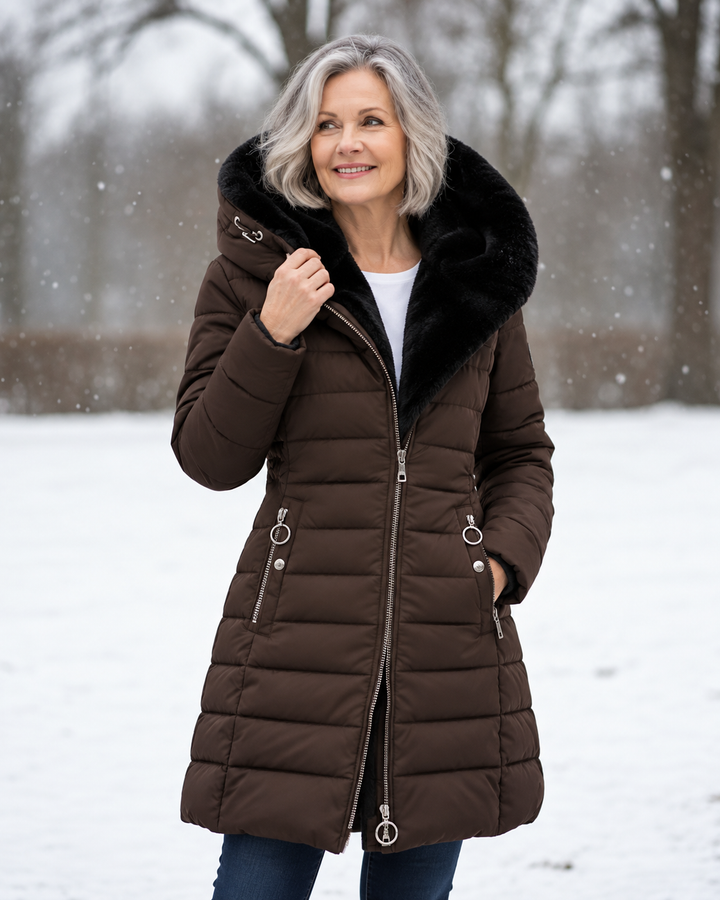 Florentine | Veste matelassée zippée à capuche