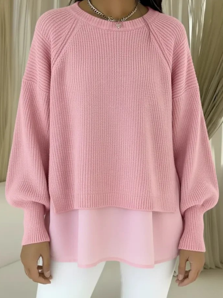Domitille | Pull effet deux pièces