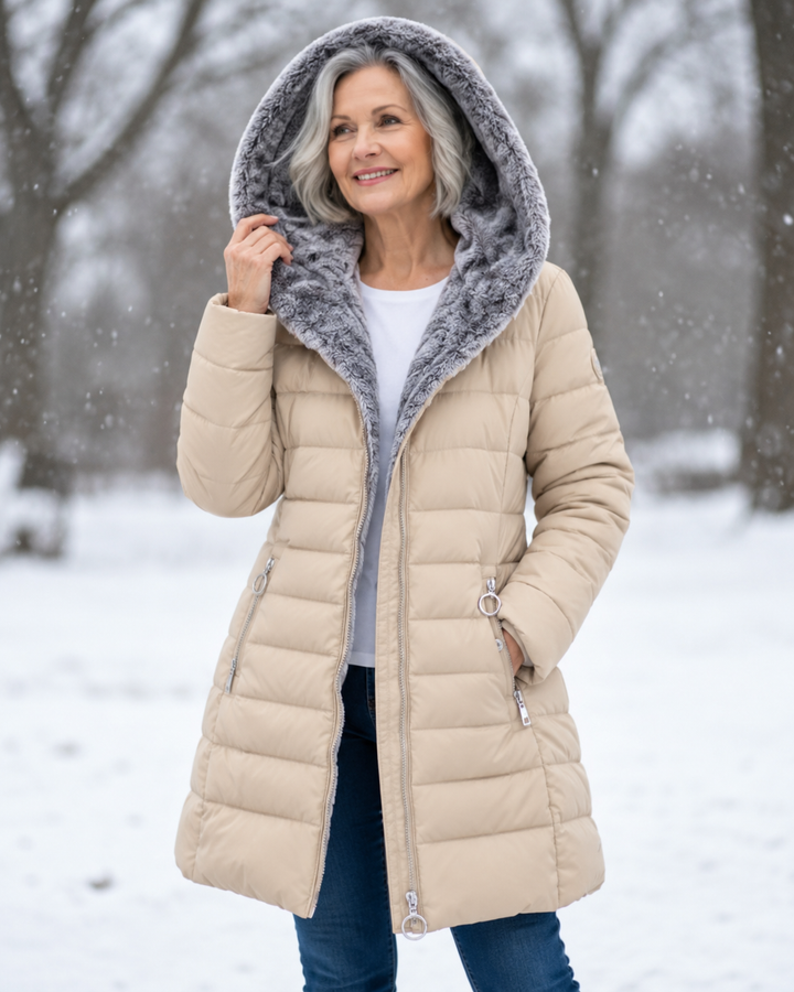 Florentine | Veste matelassée zippée à capuche