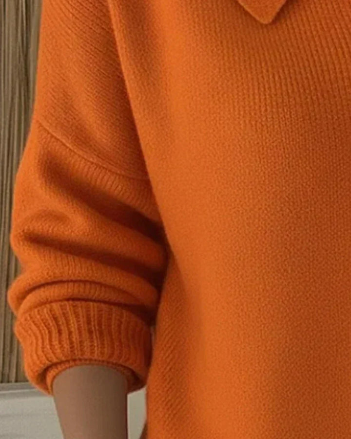 Lorette | Veste en maille à col chemise