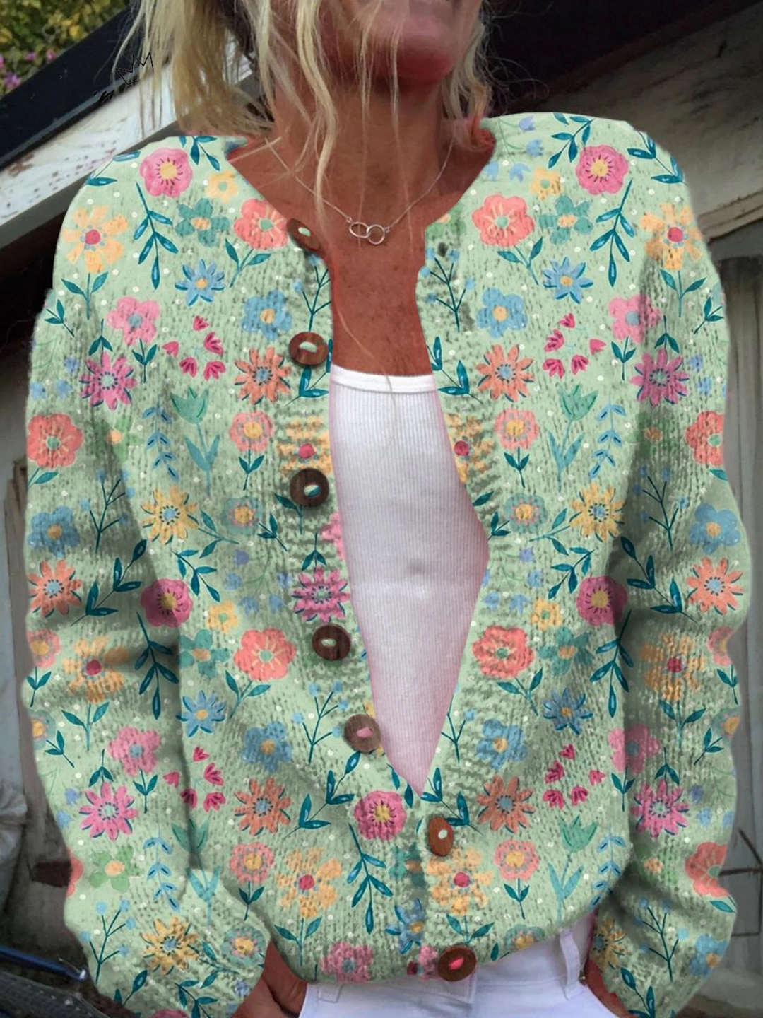 Anne-Claire | Cardigan floral vintage