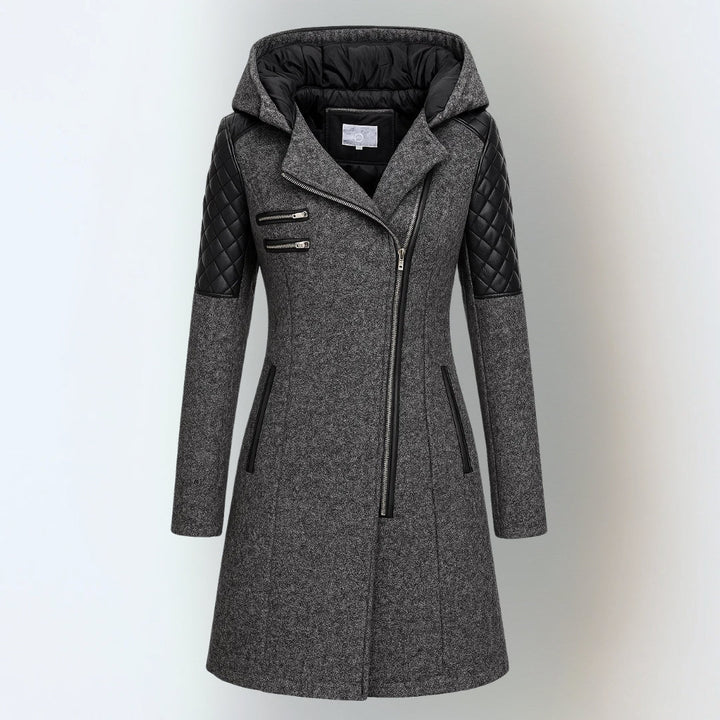 Annette | Veste d'hiver zippée à capuche