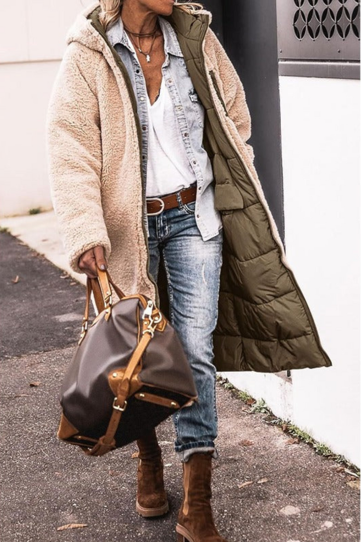 Zénaïde | Manteau réversible