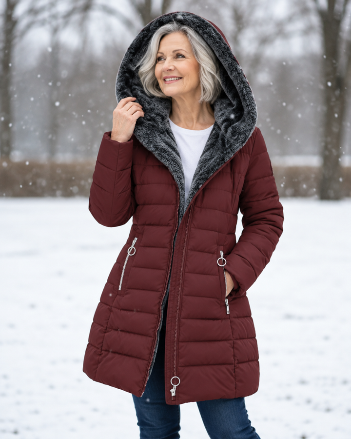 Florentine | Veste matelassée zippée à capuche