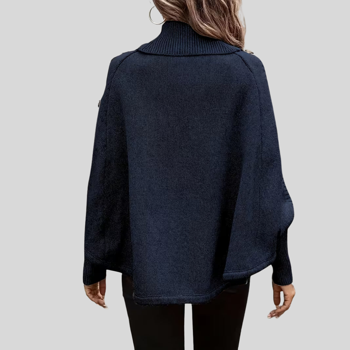 Hope | Pull en maille torsadée à col montant