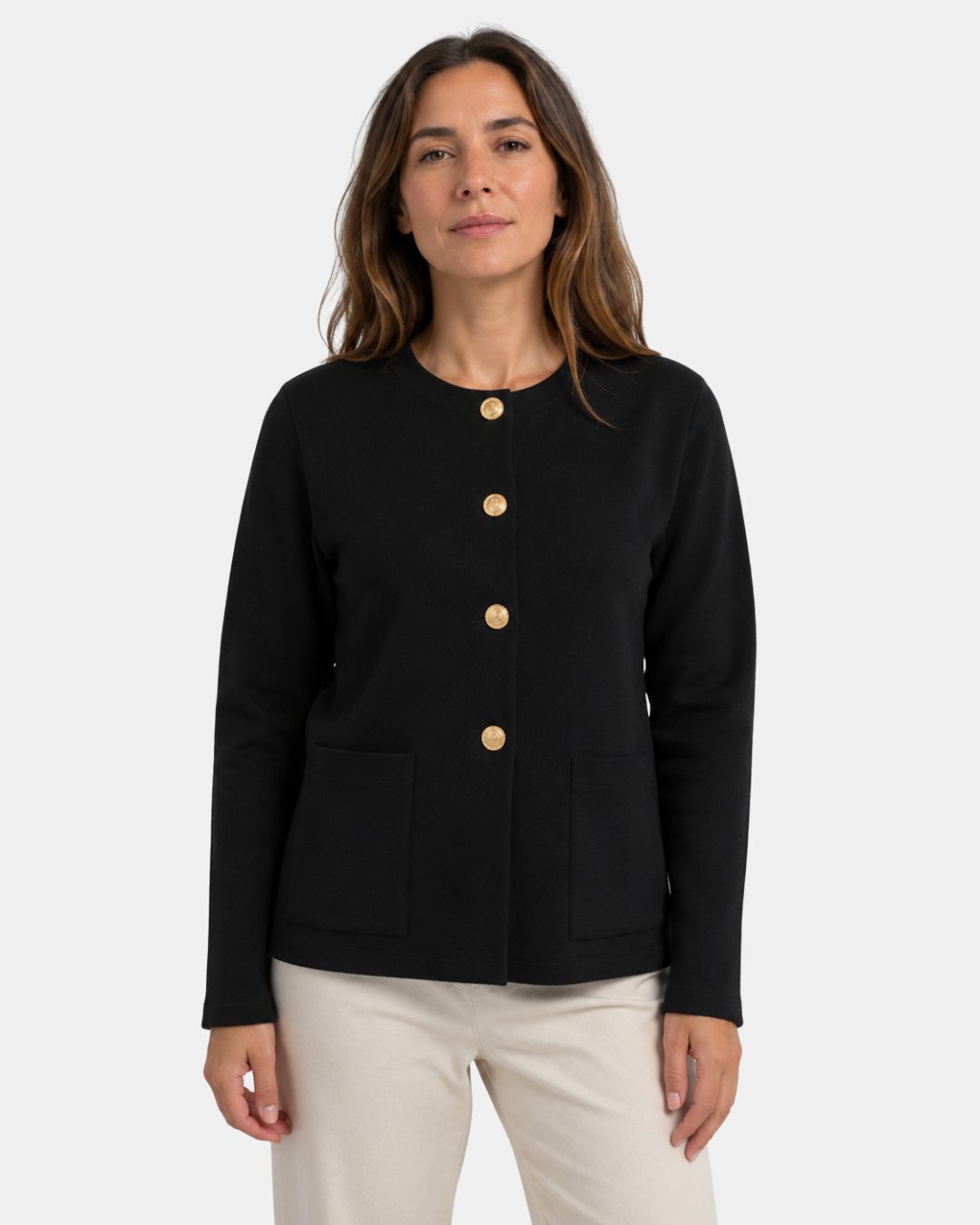 Ghislaine | Cardigan en laine mérinos
