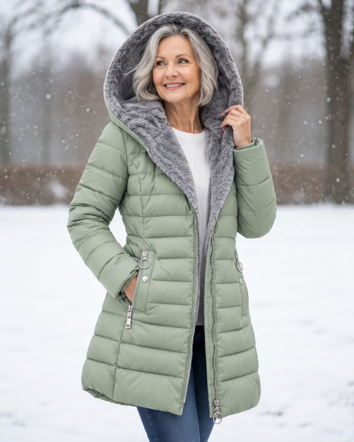 Florentine | Veste matelassée zippée à capuche