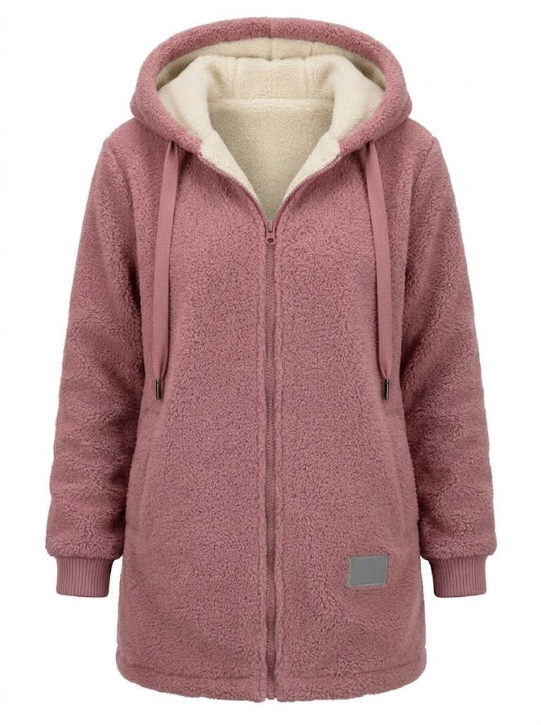Charlène | Veste polaire à capuche