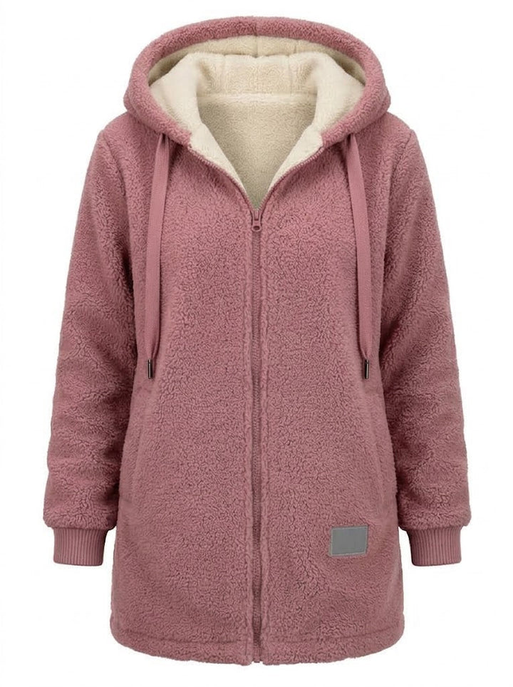 Charlène | Veste polaire à capuche