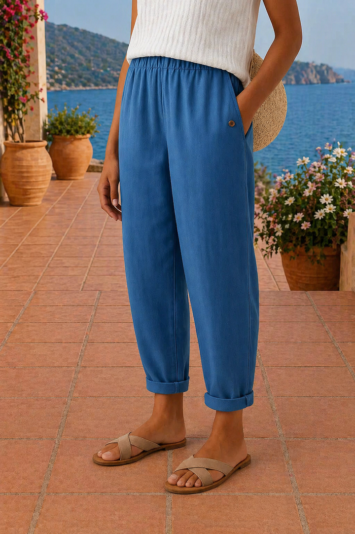 Mireille | Pantalon en lin aérien