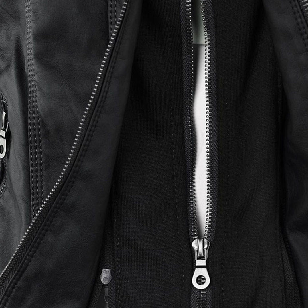 Maylis | Veste motarde à capuche