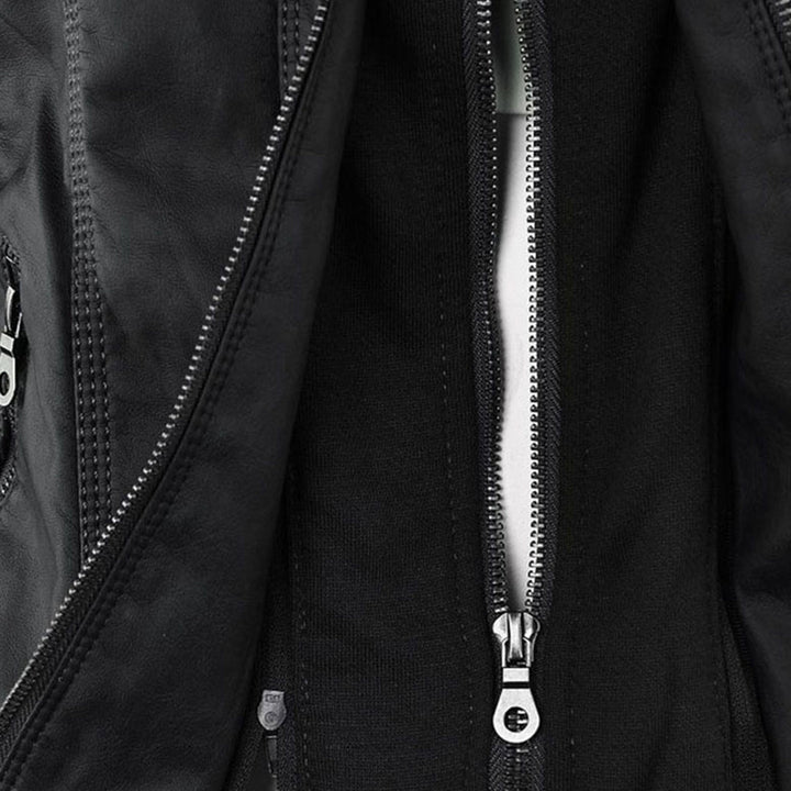 Maylis | Veste motarde à capuche