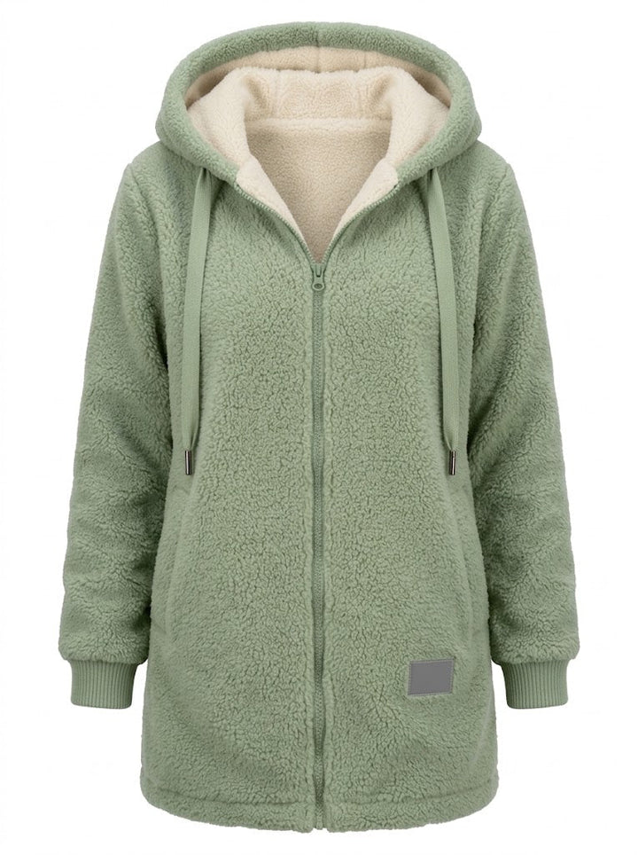 Charlène | Veste polaire à capuche