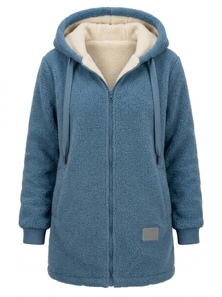 Charlène | Veste polaire à capuche