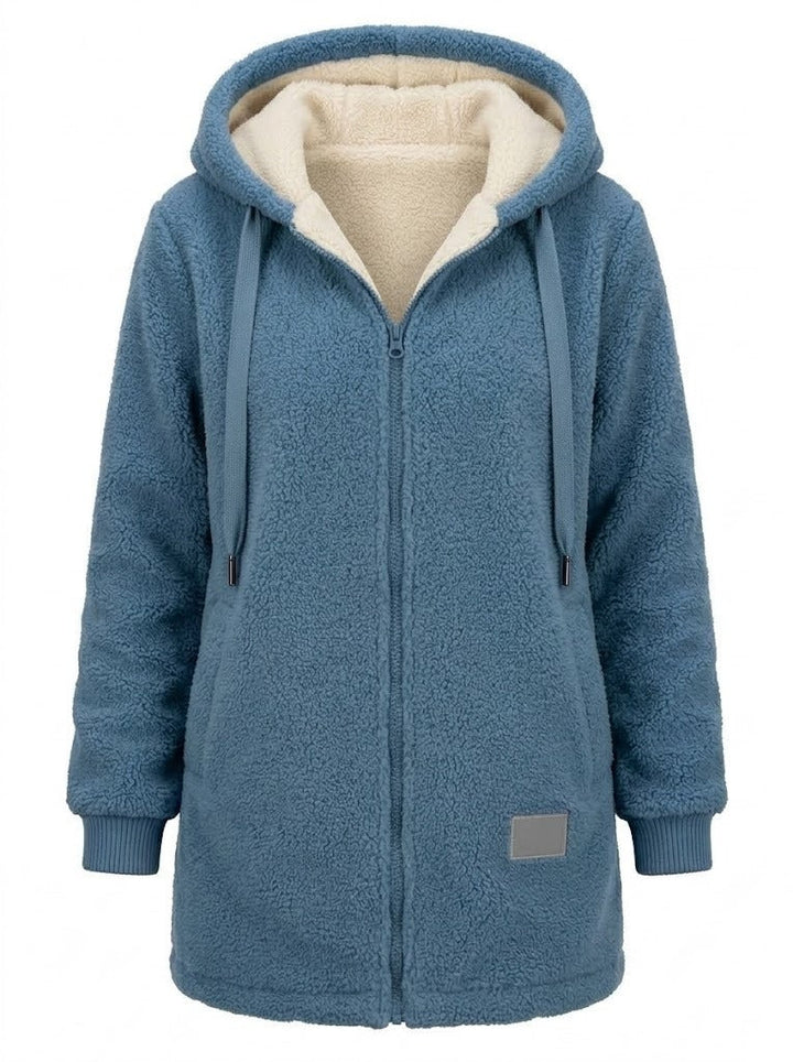 Charlène | Veste polaire à capuche