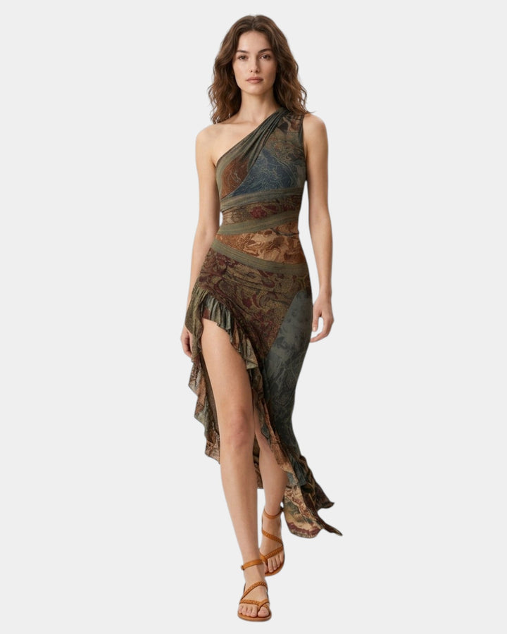 Cyrielle | Robe à imprimé ethnique