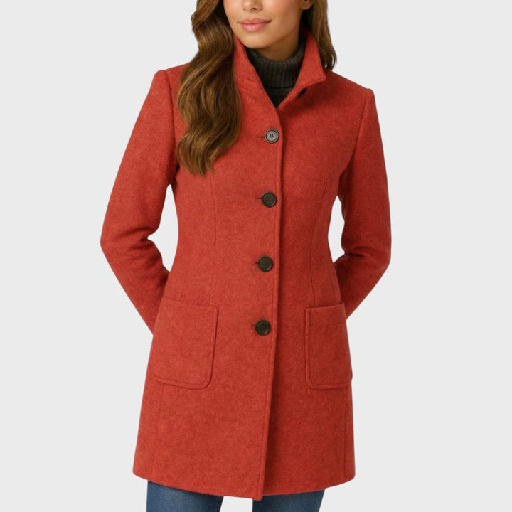 Brigitte | Manteau élégant boutonné