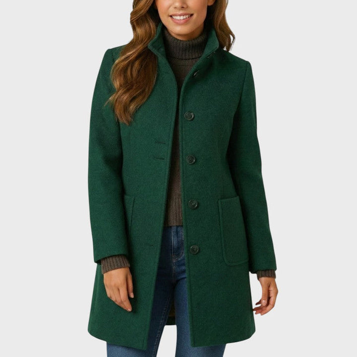 Brigitte | Manteau élégant boutonné
