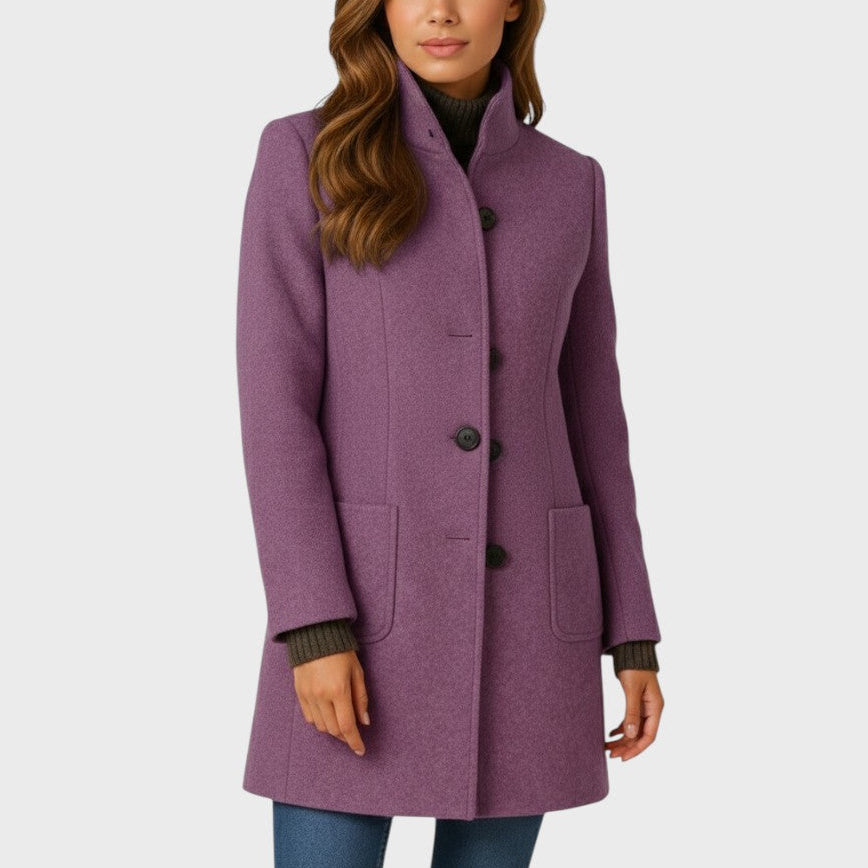 Brigitte | Manteau élégant boutonné
