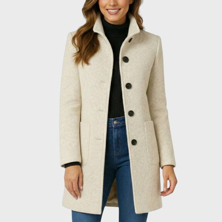 Brigitte | Manteau élégant boutonné